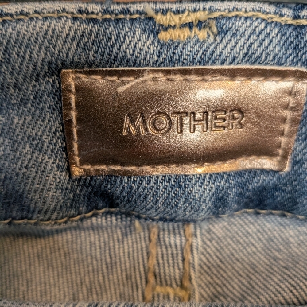 MOTHER The Looker Ankle Step Fray Size 25 - Picture 3 of 7
